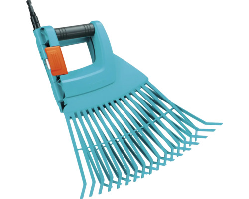Verstellbarer Fächerbesen aus Kunststoff für Gartenarbeiten