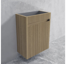 Waschtischunterschrank mit vertikal gerillter Front
