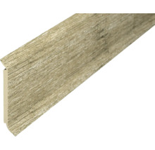 Holzfußleiste mit Holzmaserung