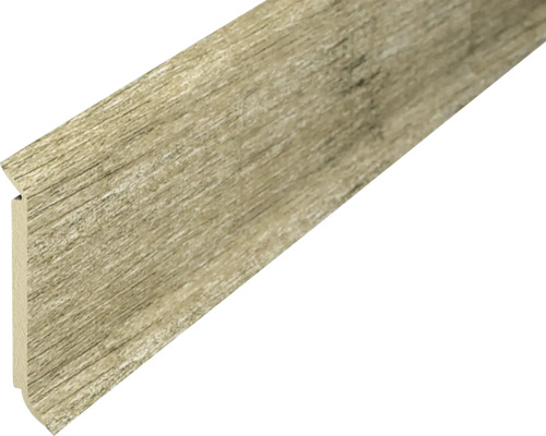 Holzfußleiste mit Holzmaserung