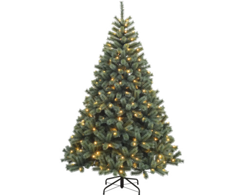 Künstlicher Weihnachtsbaum Lafiora Chamonix blau 215 cm LED