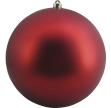 Rote Weihnachtskugel mit Aufhänger
