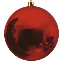 Rote Weihnachtskugel mit Aufhänger