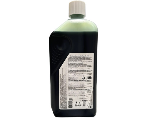 Flasche mit Zweitaktmotoröl teilsynthetisch