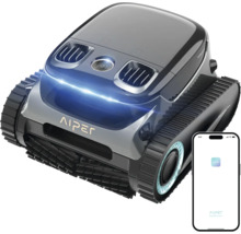 Aiper Scuba S1 Pro 2025 grau Poolroboter für Pools bis zu 200 m², kabellose Reinigung von Boden und Wänden, 22.740 l/h Durchflussrate, 180 Minuten Akkulaufzeit
