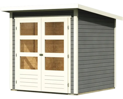 Gartenhaus mit Doppeltür und Fenster