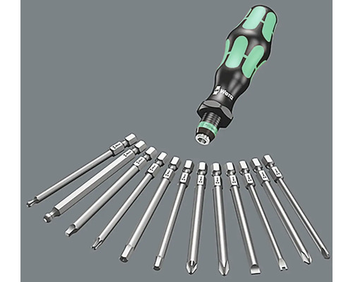 Wera Bit-Satz mit Schraubendrehergriff und verschiedenen Bits