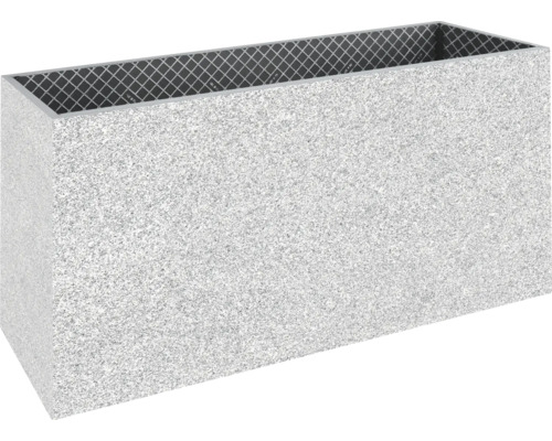 Blumentopf/Pflanztopf Montorfano Keramik grau 60 cm x 30 cm x 60 cm Rechteckiger Pflanzkasten in Steinoptik
