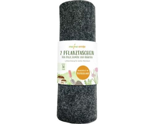 Meine Ernte 2 Pflanztaschen für Pilze, Gemüse und Kräuter, luftdurchlässig