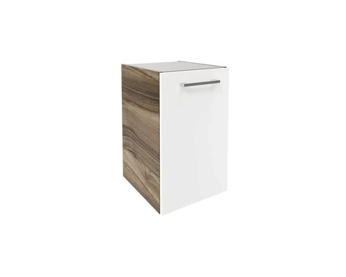 Badezimmer Unterschrank mit einer Tür und Holzstruktur