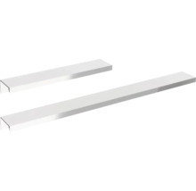 Badmöbel-Set FACKELMANN B.brillant BxHxT 100 x 55,7 x 50,1 cm Frontfarbe anthrazit mit Glaswaschtisch