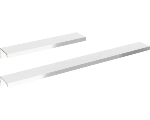 Zwei Abdeckprofile aus Metall