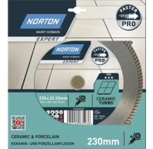 Norton Saint-Gobain Expert Trennscheibe, 230 Millimeter, für Keramik und Porzellan