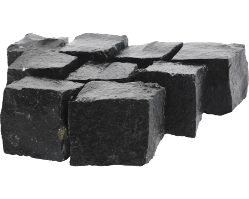 Schwarzes Basaltpflastersteine
