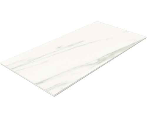 Weiße Wandfliese mit Marmoroptik