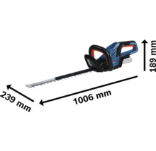 AkkuHeckenschere Bosch Professional GHE 18V50, ohne Akku HORNBACH