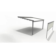 Pergola mit Sichtschutz