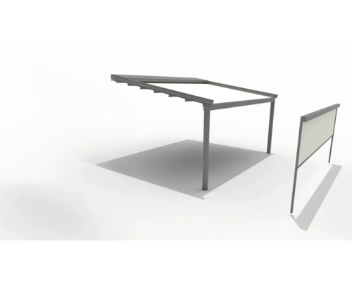 Pergola mit Sichtschutz