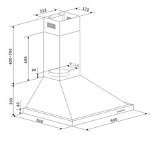 Held Möbel Küchenzeile mit Geräten Mailand 290 cm Frontfarbe grau hochglanz Korpusfarbe graphit zerlegt-thumb-23