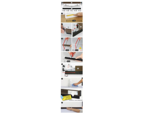 Anleitung zur Montage einer Türdichtung