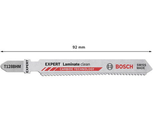 Bosch Expert T128BHM Stichsägeblatt für Laminat, 92 Millimeter