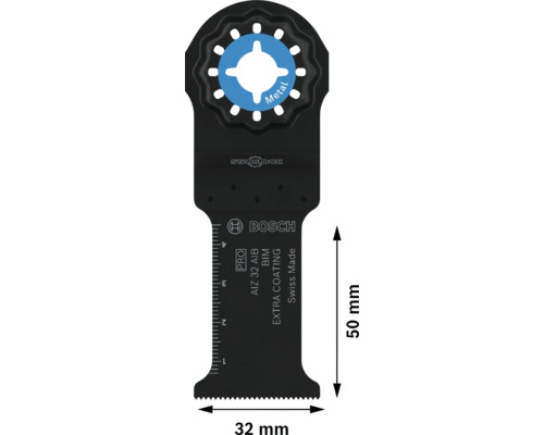 Bosch AIZ 32 AIB Tauchsägeblatt mit Starlock Aufnahme, 32 Millimeter breit und 50 Millimeter hoch