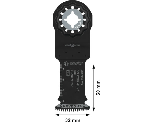 Bosch AIZ 32 BSPIB Tauchsägeblatt für Holz, 32 Millimeter breit und 50 Millimeter tief