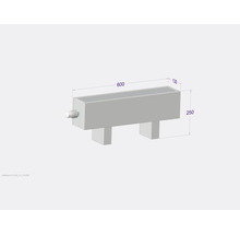 Licon Heat Standkonvektor KORALINE Optimal LKO H 250 x L 600 x T 130 mm weiß