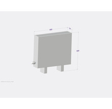 Licon Heat Standkonvektor KORALINE Optimal LKO H 600 x L 600 x T 130 mm weiß