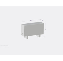 Licon Heat Standkonvektor KORALINE Optimal LKO H 500 x L 800 x T 230 mm weiß