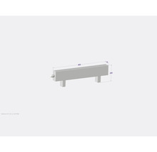 Licon Heat Standkonvektor KORALINE Optimal LKO H 250 x L 900 x T 80 mm weiß