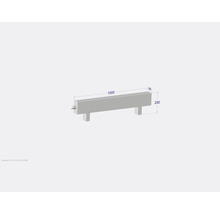 Licon Heat Standkonvektor KORALINE Optimal LKO H 250 x L 1000 x T 80 mm weiß