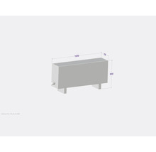 Licon Heat Standkonvektor KORALINE Optimal LKO H 500 x L 1000 x T 230 mm weiß