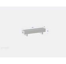 Licon Heat Standkonvektor KORALINE Optimal LKO H 250 x L 1100 x T 230 mm weiß