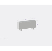Licon Heat Standkonvektor KORALINE Optimal LKO H 500 x L 1100 x T 230 mm weiß