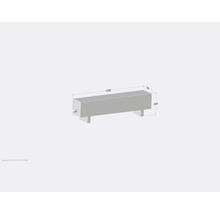 Licon Heat Standkonvektor KORALINE Optimal LKO H 330 x L 1200 x T 230 mm weiß