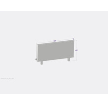 Licon Heat Standkonvektor KORALINE Optimal LKO H 600 x L 1200 x T 80 mm weiß