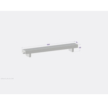 Duschrinne mit Abmessungen 1600 x 180 x 190 Millimeter