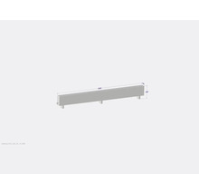 Beton Bordstein mit den Maßen 3000 x 400 x 130 Millimeter