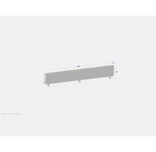 Betonbord mit den Maßen 3000 x 500 x 130 Millimeter.