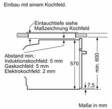 Bosch Herd HEB517BB3 Nutzvolumen 71 l Maße BxHxT 59,4 cm x 59,5 cm x 54,8 cm