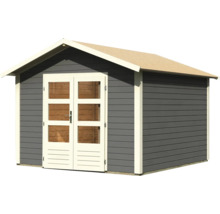 Gartenhaus Karibu Tann 8 330 x 330 cm terragrau