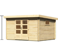 Gartenhaus Karibu Tossens 4 377 x 333 cm natur