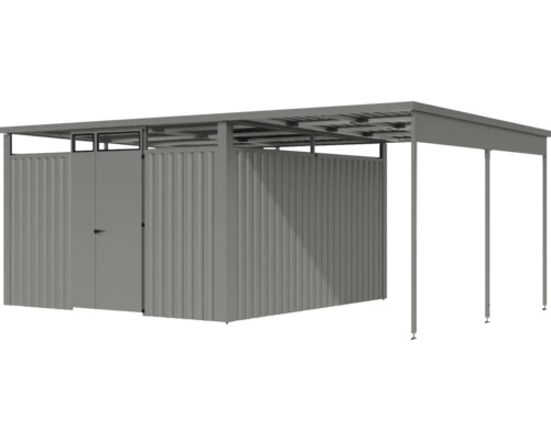 Metall Gerätehaus mit Carport