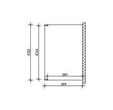 Terrassenüberdachung SKAN HOLZ Novara 450 x 309 cm anthrazit