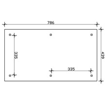 Einzelcarport SKAN HOLZ Taunus inkl. Pfostenanker 374 x 656 cm anthrazit