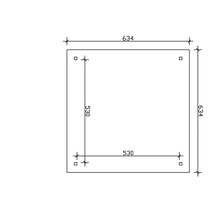 Einzelcarport SKAN HOLZ Taunus inkl. Pfostenanker 439 x 786 cm anthrazit