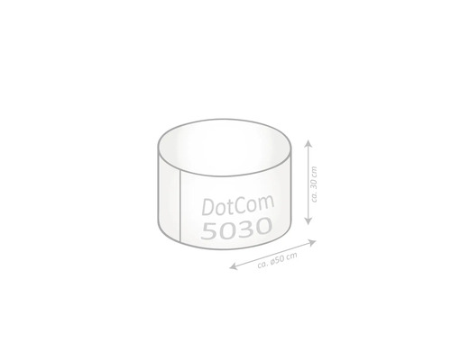 DotCom 5030 Zylinder, circa 30 cm hoch, circa 50 cm Durchmesser
