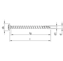 HECO-TOPIX-plus Holzschraube Tellerkopf TX Vollgewinde 8x120 mm Edelstahl A2 50 Stück