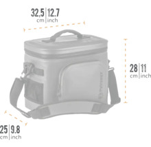 Kühltasche Petromax 8 l 25 x 32,5 x 28 cm Kunststoff beige